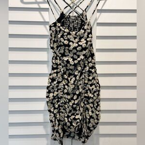 Garage Black Floral Dress